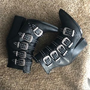 Studded Booties